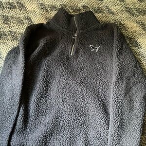 no longer wear this! Size small PINK fleece half zip